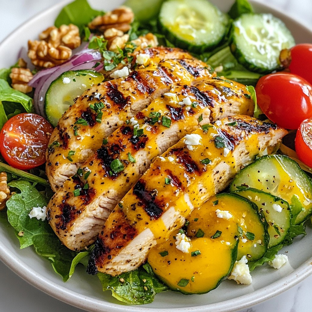Honey Mustard Chicken Salad Fresh and Flavorful Meal
