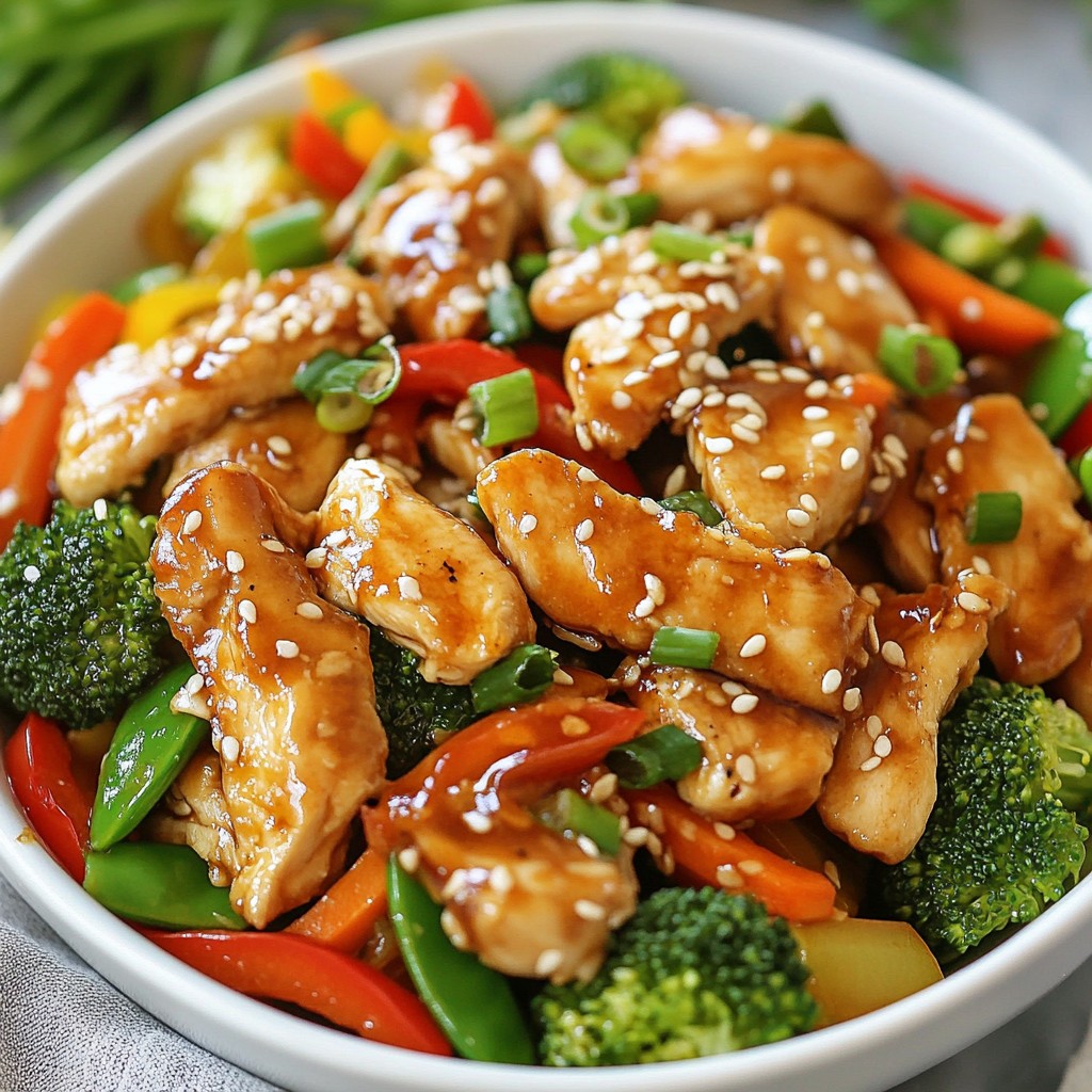 Sesame Ginger Chicken Stir Fry Quick and Flavorful Meal